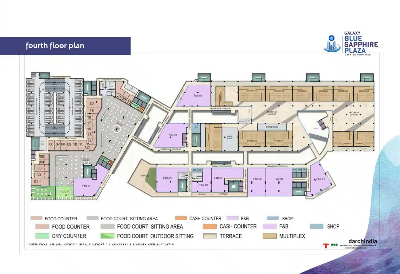 Fourth Floor Plan
